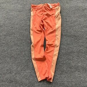 Fabletics Leggings Womens XL Orange Motion365+ Color Block Pockets Athletic Yoga